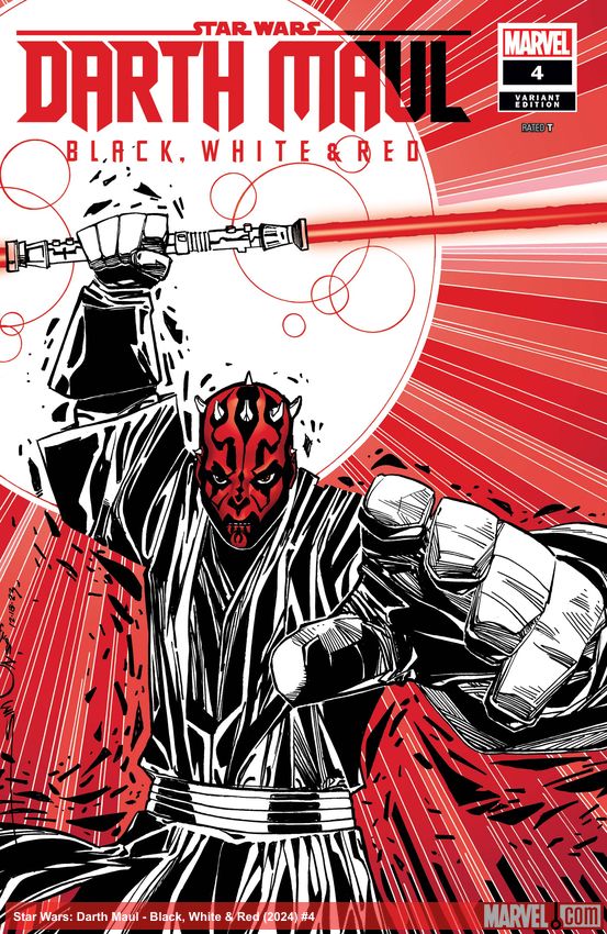 Star Wars: Darth Maul - Black, White & Red (2024) #4 (Variant)