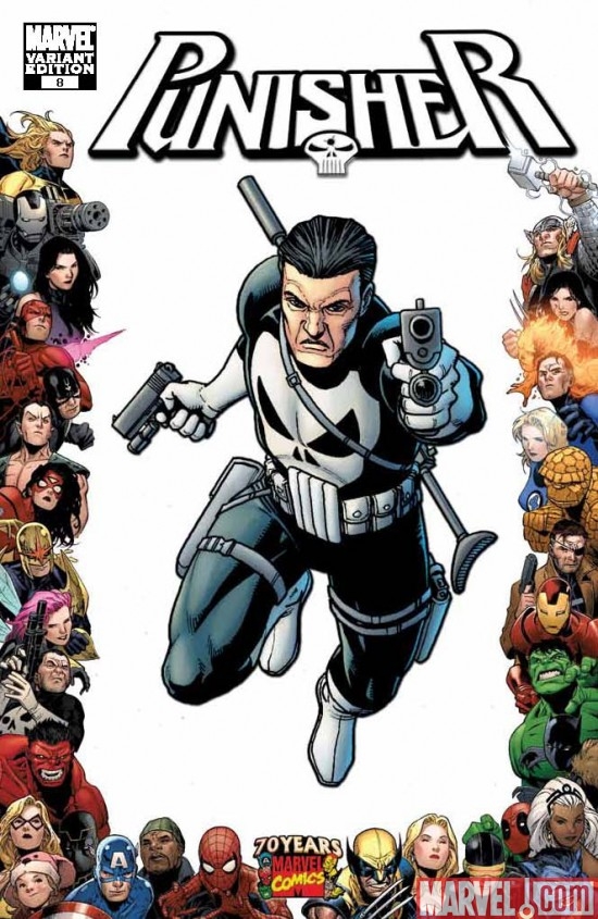 PUNISHER #8 cover by Steve Dillon