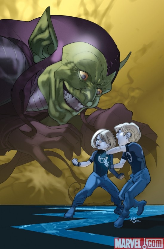 DARK REIGN: FANTASTIC FOUR #4 cover by Pasqual Ferry