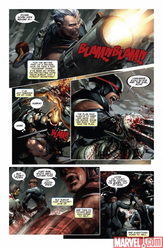 X-FORCE #14 preview page