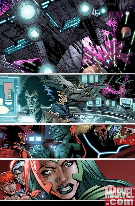 INTERIOR PAGE FROM WAR OF KINGS #1