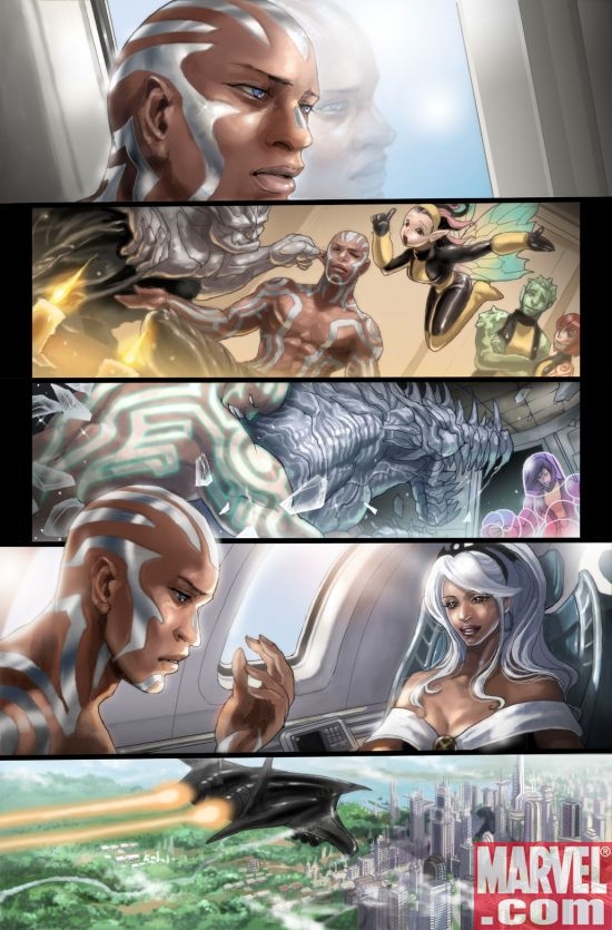 X-MEN: DIVIDED WE STAND BOOK 1 Interior Art