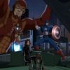 Giant Man, Iron Man, Black Widow, Nick Fury and Captain America
