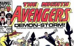 Avengers #249 cover