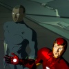 Iron Man and the Black Panther in Iron Man: Armored Adventures