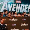 Fans at the Rome red carpet premiere of Marvel's The Avengers