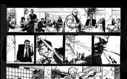 Daredevil: End of Days #1 preview inks by Klaus Janson & Bill Sienkiewicz