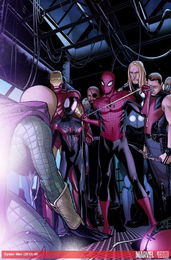 Spider-Men #5 preview art by Sara Pichelli