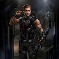 Hawkeye concept art by Andy Park from Marvel's The Avengers