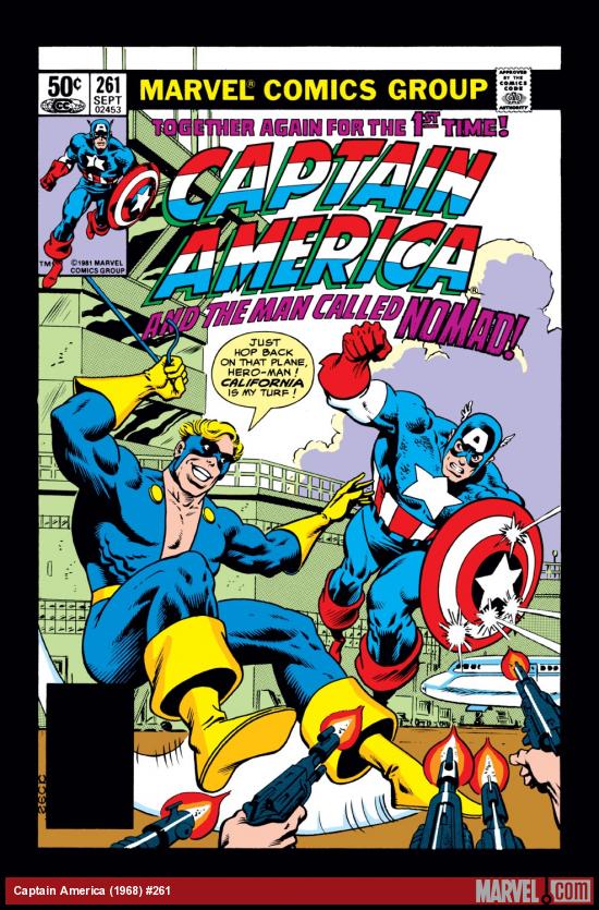 Captain America (1968) #261 Cover