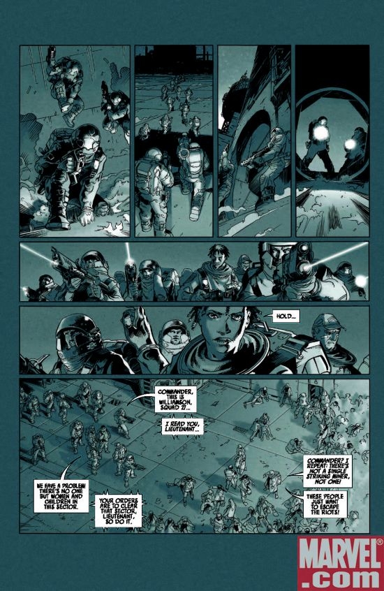 UNIVERSAL WAR ONE #1 Interior Art