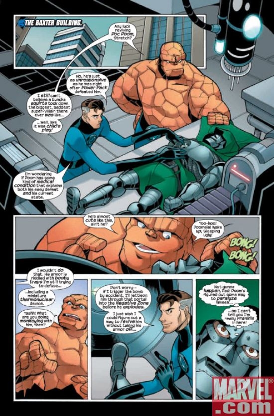 Fantastic Four and Power Pack #4, page 1