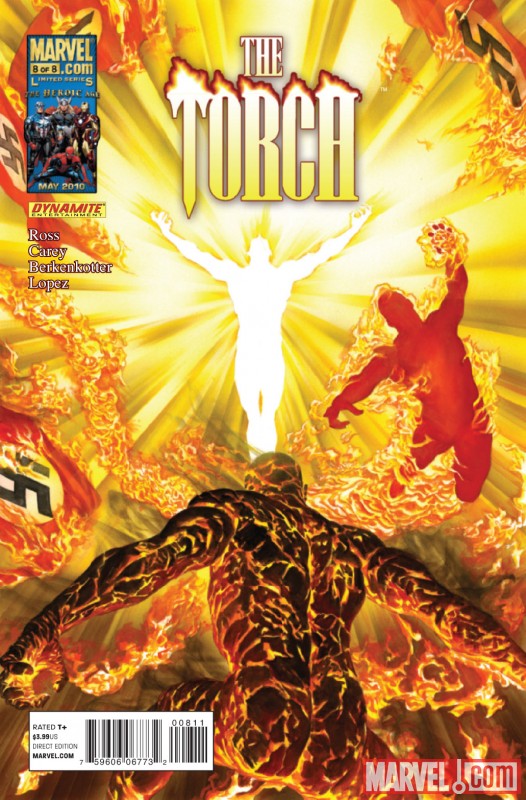 TORCH #8 cover art by Alex Ross