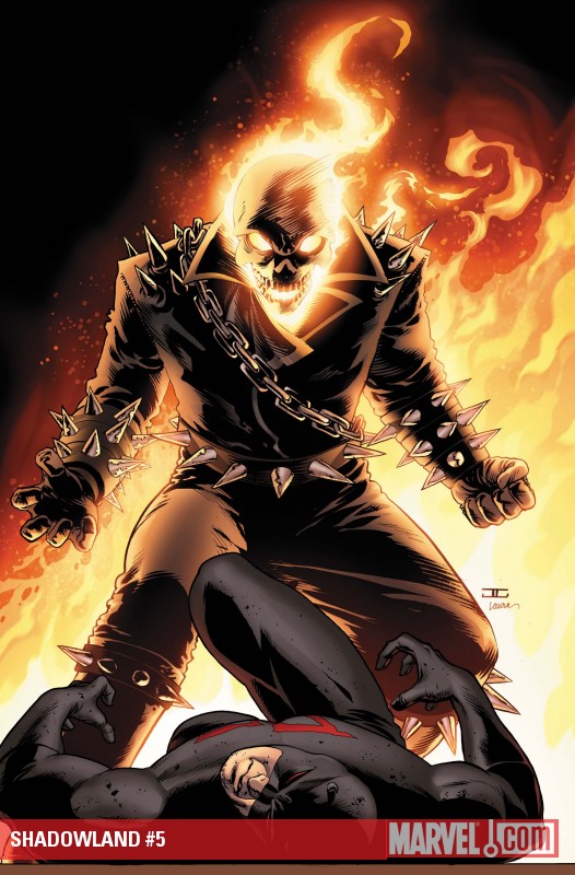 Shadowland #5 cover by John Cassaday