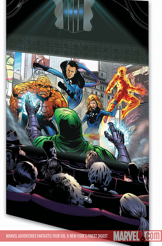 MARVEL ADVENTURES FANTASTIC FOUR VOL. 9: NEW YORK'S FINEST (Digest)
