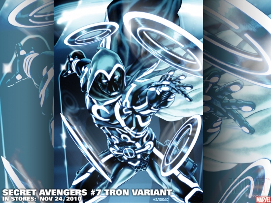 Secret Avengers #7 TRON Variant, featuring Moon Knight