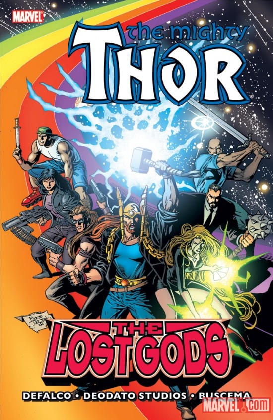 THOR: THE LOST GODS TPB cover by Mike Deodato