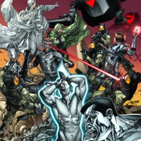 New Mutants (2009) #24 cover by Mico Suayan