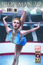 Iron Man 2.0 (2010) #7 (I Am Captain America Variant)