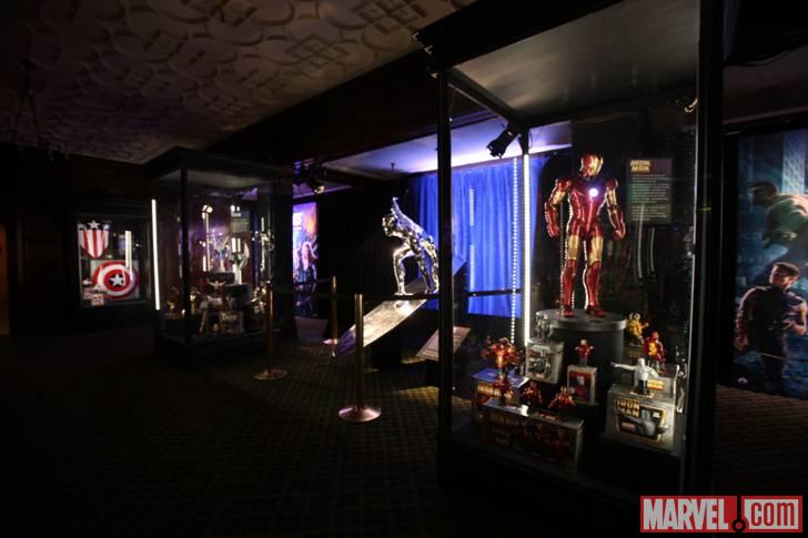 Marvel's The Avengers costumes at the El Capitan Theatre in Hollywood