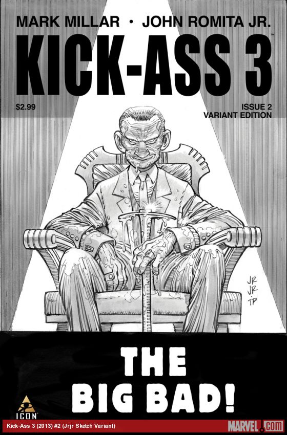 Kick-Ass 3 (2013) #2 (Jrjr Sketch Variant)