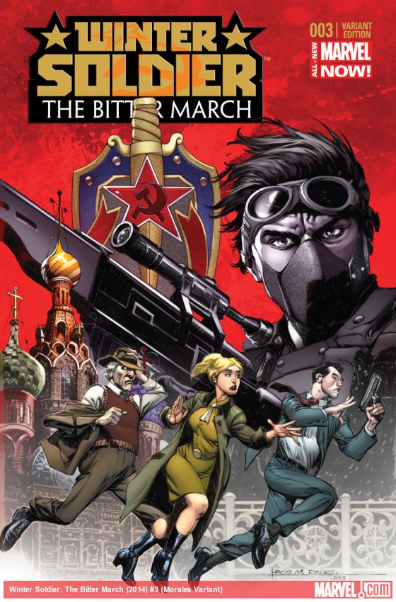 Winter Soldier: The Bitter March (2014) #3 (Morales Variant)