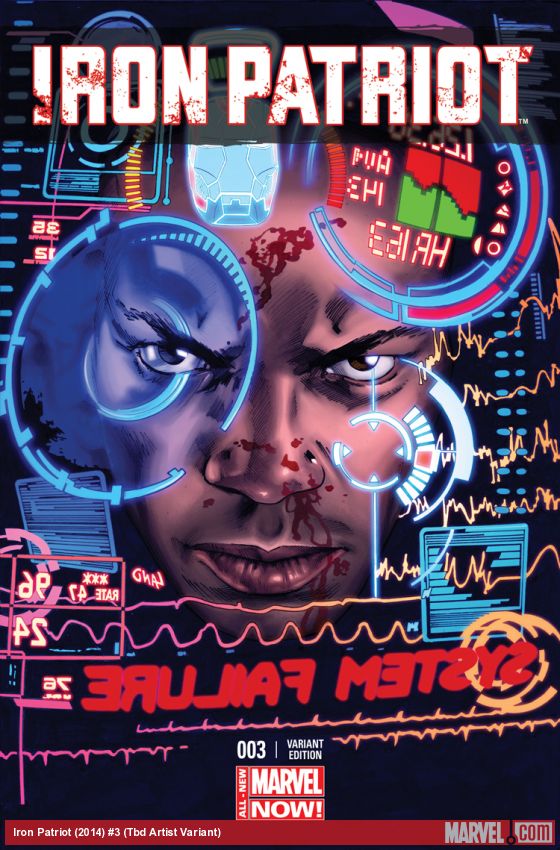 Iron Patriot (2014) #3 (Land Variant)