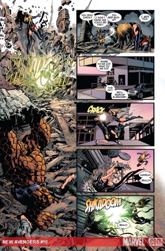 New Avengers #10 (2011) preview art by Mike Deodato Jr