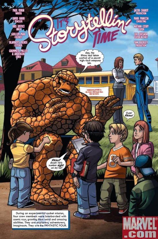 MARVEL ADVENTURES FANTASTIC FOUR #33, page 1