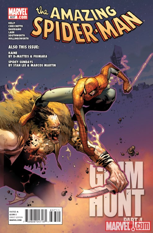 AMAZING SPIDER-MAN #637 50/50 cover by Olivier Coipel
