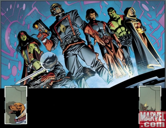 GUARDIANS OF THE GALAXY preview art by Paul Pelletier