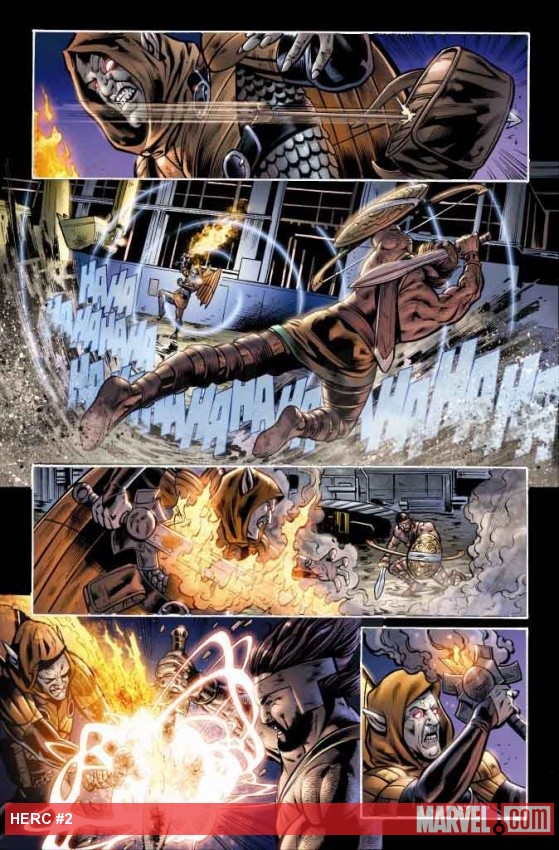 Herc #2 preview art by Neil Edwards