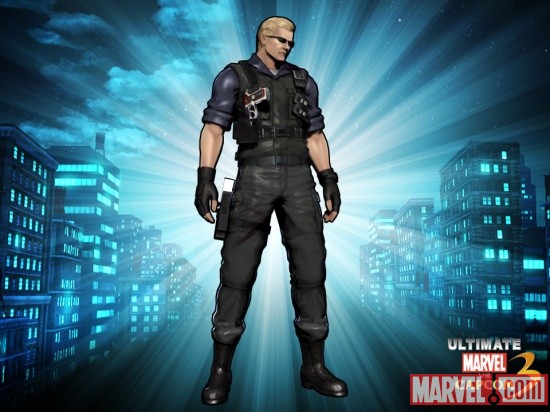 Alternate Wesker skin from the Villain DLC pack for Ultimate Marvel vs. Capcom 3