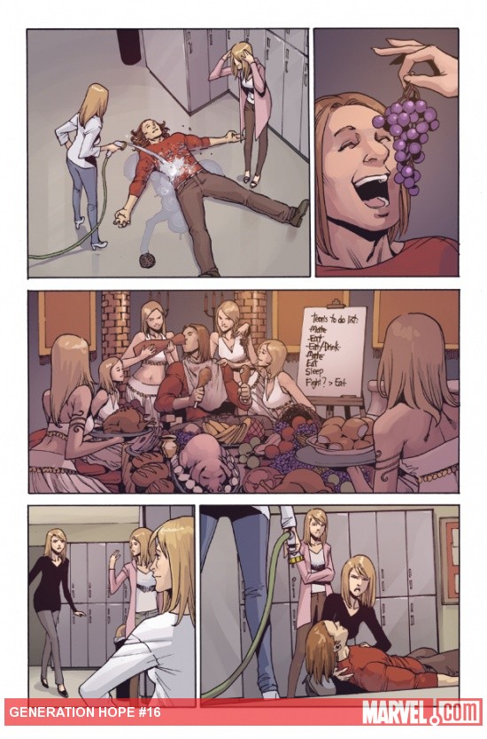 Generation Hope #16 preview art by Takeshi Miyazawa