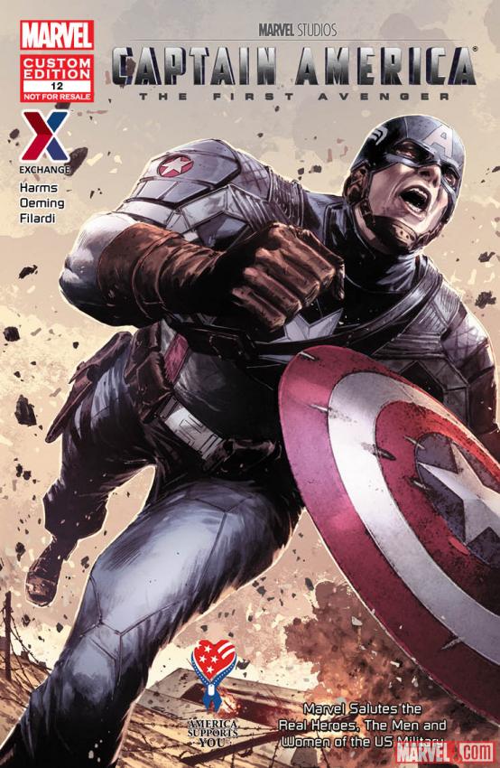 Captain America: The First Avenger cover by Butch Guice & Bettie Breitweiser