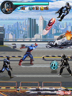 Screenshot from Marvel's The Avengers: The Mobile Game