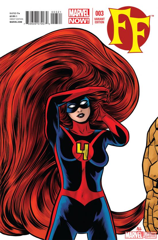 FF (2012) #3 variant cover by Mike Allred