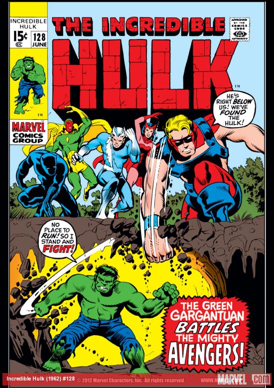 Incredible Hulk (1962) #128 Cover