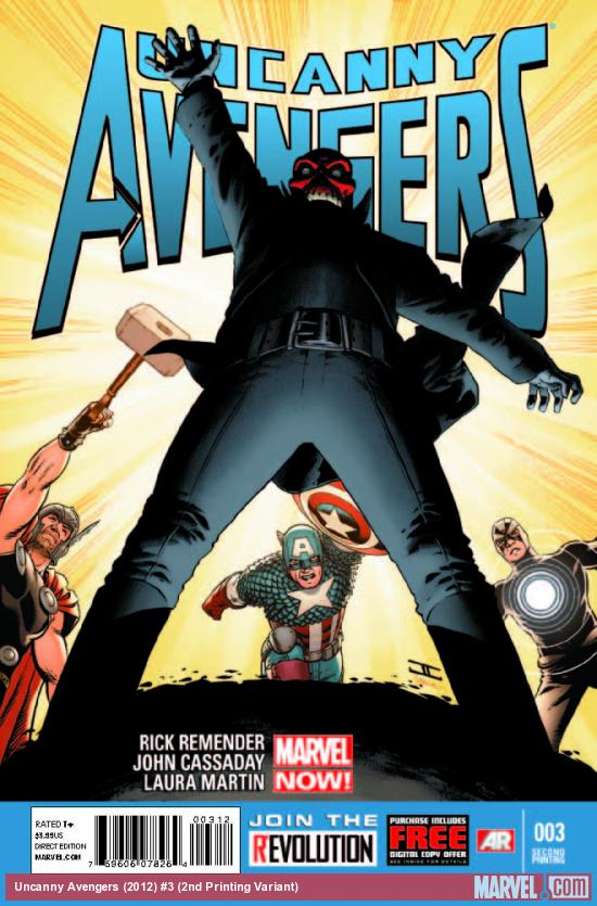 UNCANNY AVENGERS 3 2ND PRINTING VARIANT