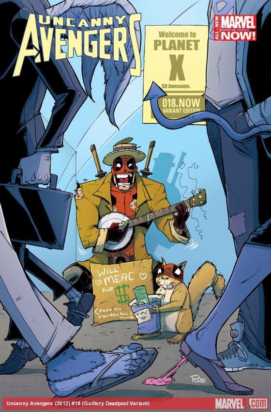 Uncanny Avengers (2012) #18 (Guillory Deadpool Variant)