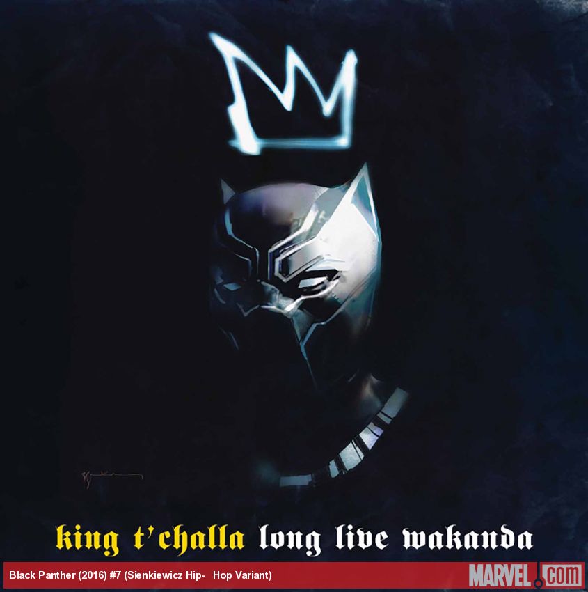 Black Panther (2016) #7 (Sienkiewicz Hip-​Hop Variant)