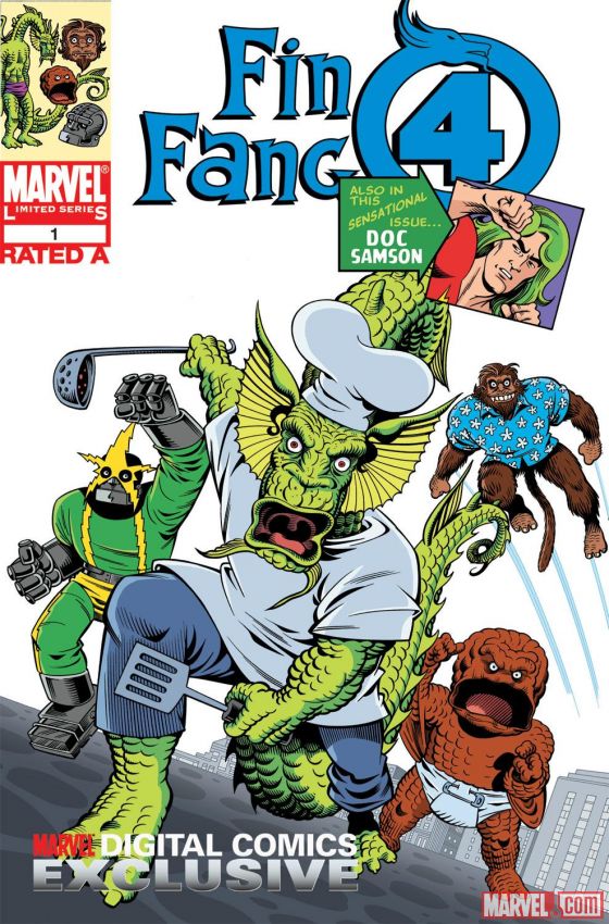 Fin Fang Four Digital Comic (2008) #1
