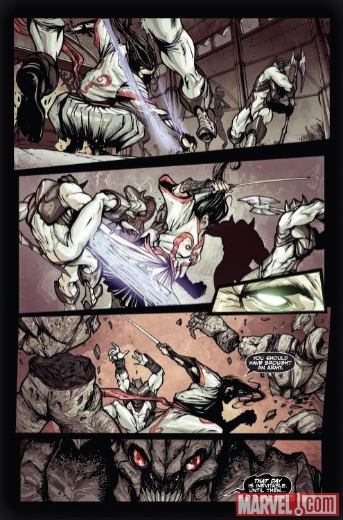 SECRET WARRIORS #12 Art by Stefano Caselli