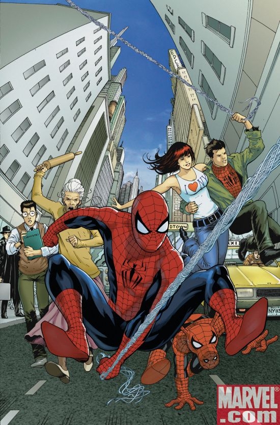 AMAZING SPIDER-MAN FAMILY #4 cover by Barry Kitson