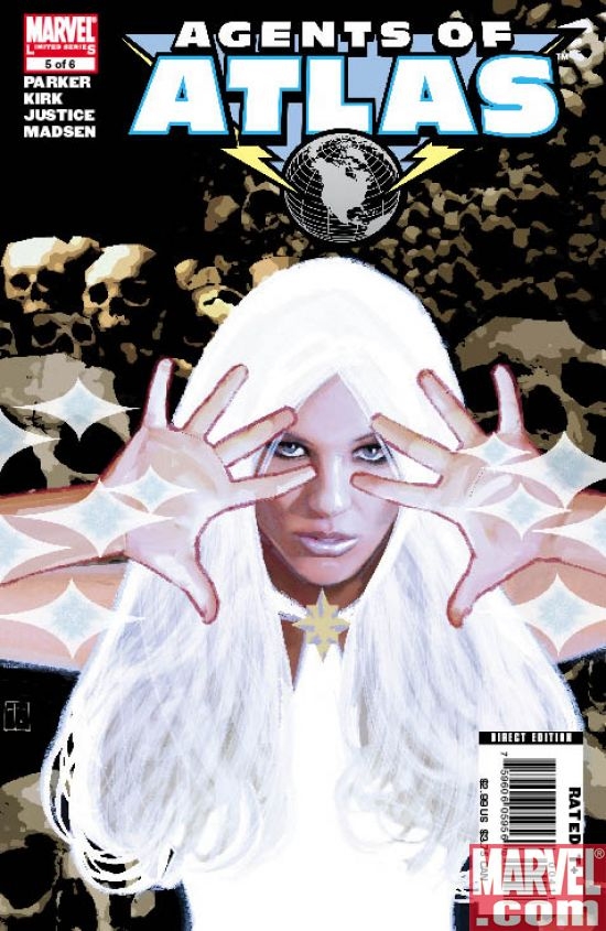 AGENTS OF ATLAS #5 cover by Tomm Coker