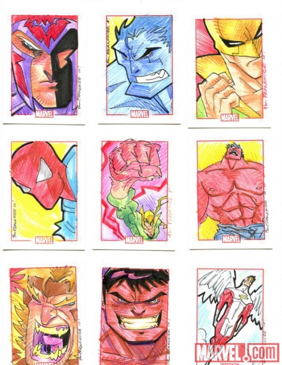 Marvel 70th Anniversary sketch card by Jerry Gaylord