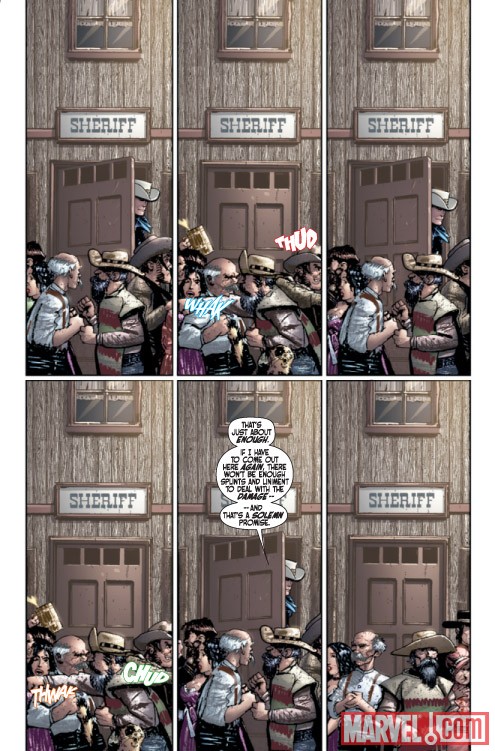 THE RAWHIDE KID #1 preview art by Howard Chaykin