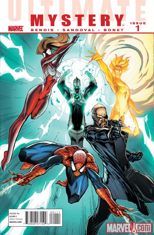 ULTIMATE COMICS MYSTERY #1 cover by J. Scott Campbell