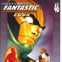 ULTIMATE FANTASTIC FOUR #46 cover by Pasqual Ferry