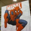 Spider-Man banner at Marvel's Fan Expo Canada Booth